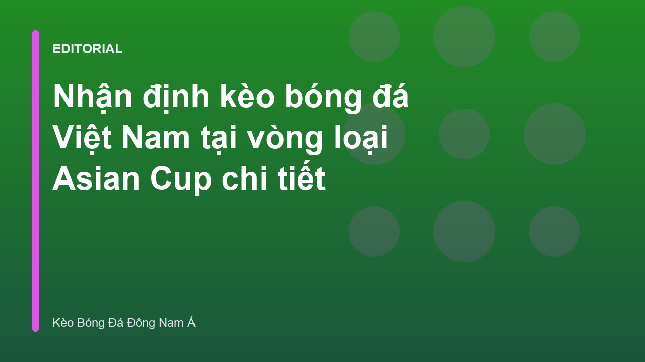 Đội tuyển Việt Nam thi đấu tại vòng loại Asian Cup